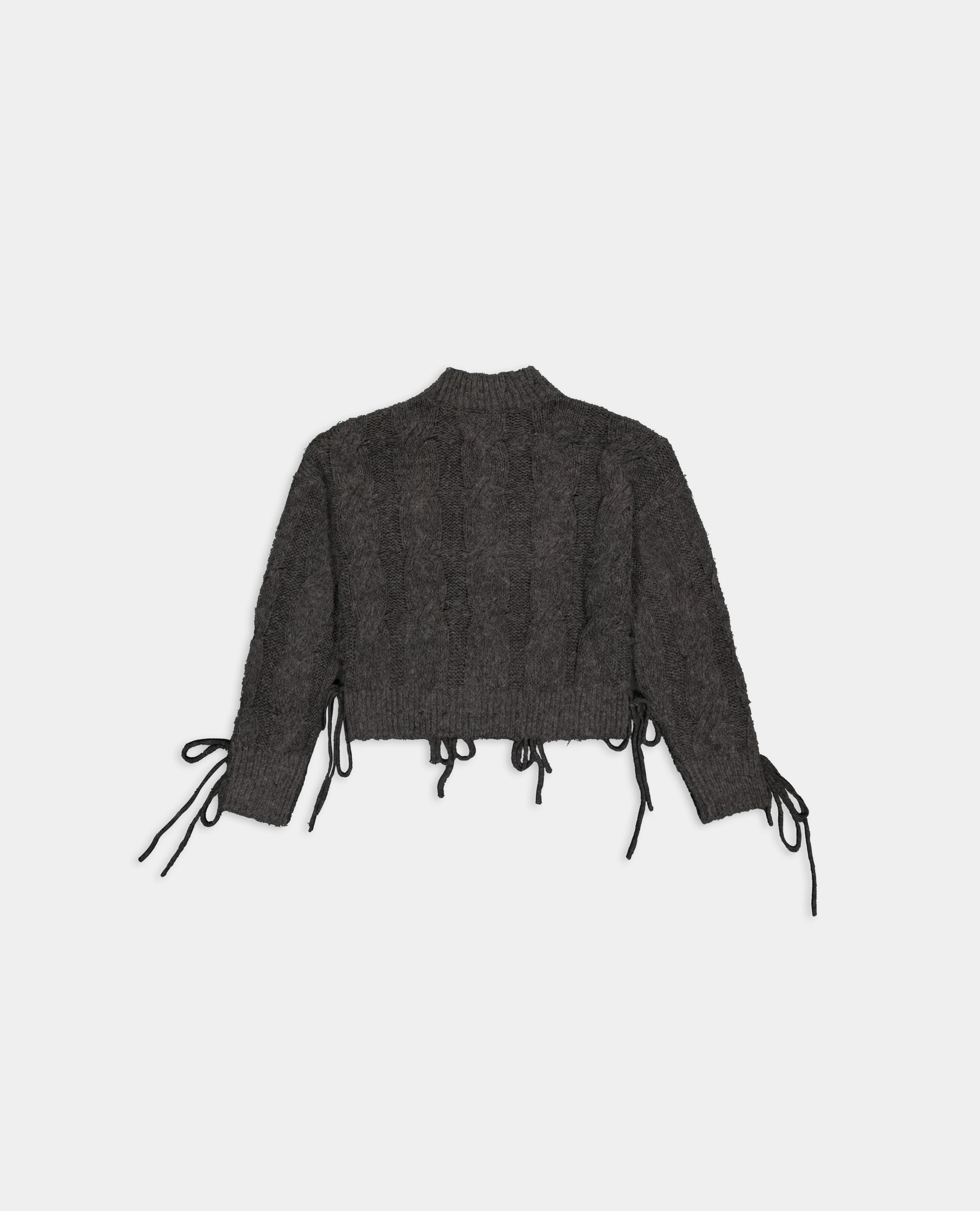 Cropped  Embroidered Paris Knit